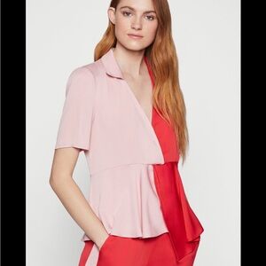❤️🩷🆕 BCBGeneration Red and Pink Blouse